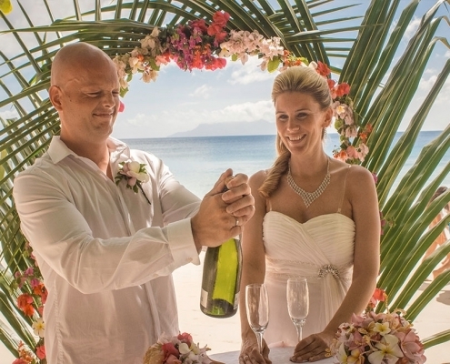 Hochzeit am Beau Vallon Hochzeitszeremonie Hochzeit am Beau Vallon Hochzeitszeremonie