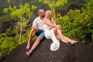 Seychellen Hochzeitsfoto Portrait Seychellen Hochzeitsfoto Portrait