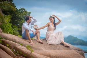 Hochzeit Anse Severe La Digue, Brautpaar Fotografie Hochzeit Anse Severe La Digue, Brautpaar Fotografie