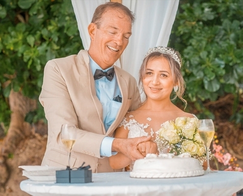 Strandhochzeit Fotos Mahe Hochzeitstorte Strandhochzeit Fotos Mahe Hochzeitstorte