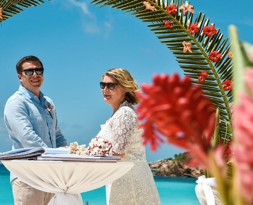 Strandhochzeit La Digue, Grand Anse Hochzeitszeremonie Strandhochzeit La Digue, Grand Anse Hochzeitszeremonie