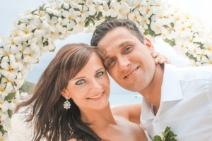 Hochzeit Anse Lazio Brautpaar Portrait Hochzeit Anse Lazio Brautpaar Portrait