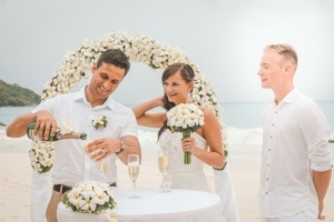 Hochzeit Anse Lazio Brautpaar Erfrischung Hochzeit Anse Lazio Brautpaar Erfrischung