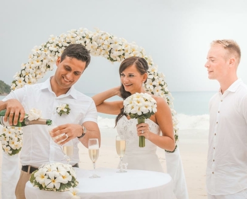 Hochzeit Anse Lazio Brautpaar Erfrischung Hochzeit Anse Lazio Brautpaar Erfrischung