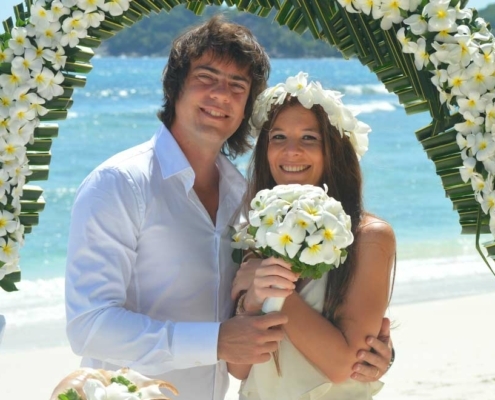 Hochzeit Baie Lazare Zeremonie Hochzeit Baie Lazare Zeremonie
