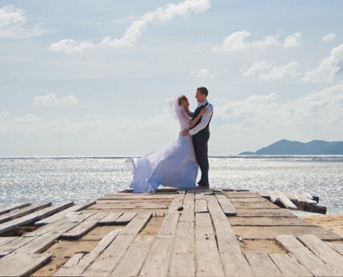 Hochzeit Grand Anse La Digue Brautpaar Portrait Hochzeit Grand Anse La Digue Brautpaar Portrait