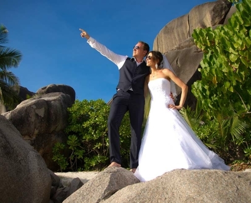 Hochzeit Grand Anse La Digue Brautpaar Fotoshooting Hochzeit Grand Anse La Digue Brautpaar Fotoshooting