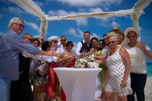 Hochzeit Grand Anse La Digue Champagner Hochzeit Grand Anse La Digue Champagner